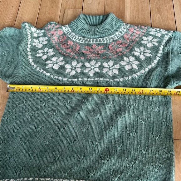 Vintage St-Michael's pastel fair isle knit sweater - Picture 3 of 6